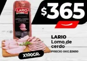 Supermayorista Vital LARIO Lomo de cerdo oferta