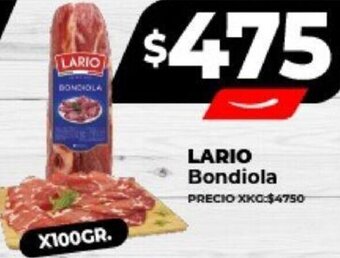 Supermayorista Vital LARIO Bondiola oferta