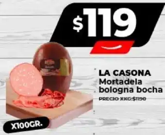 Supermayorista Vital LA CASONA Mortadela bologna bocha oferta