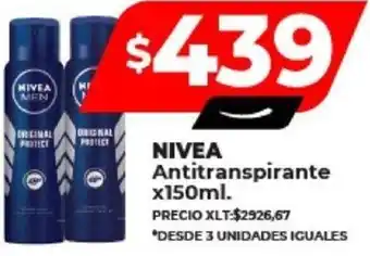 Supermayorista Vital NIVEA Antitranspirante x150ml. oferta