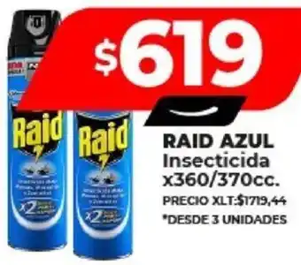 Supermayorista Vital RAID AZUL Insecticida x360/370cc. oferta