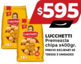 Supermayorista Vital LUCCHETTI Premezcla chipa x400gr. oferta