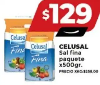 Supermayorista Vital CELUSAL Sal fina paquete x500gr. oferta