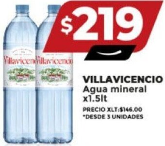 Supermayorista Vital VILLAVICENCIO Agua mineral x1.5lt oferta