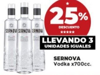 Supermayorista Vital SERNOVA Vodka x700cc. oferta
