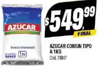 Supermercados Yaguar AZUCAR COMUN TIPO A 1KG Cód. 73847 oferta