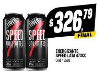 Supermercados Yaguar ENERGIZANTE SPEED LATA 473CC Cód. 13588 oferta