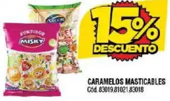Supermercados Yaguar CARAMELOS MASTICABLES oferta