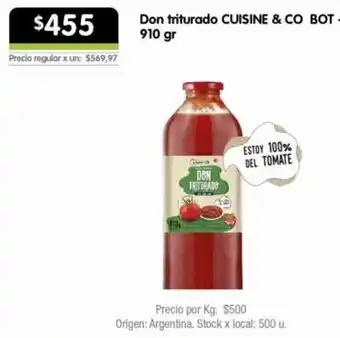 Jumbo Don triturado CUISINE & CO BOT - 910 gr oferta