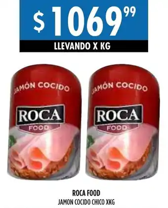 Maxi Ofertas ROCA FOOD JAMON COCIDO CHICO XKG oferta