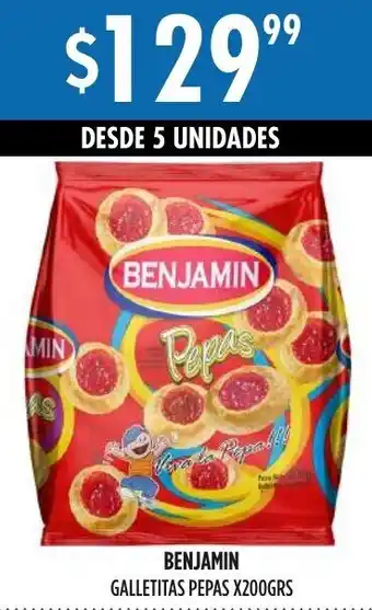 Maxi Ofertas BENJAMIN GALLETITAS PEPAS X200GRS oferta