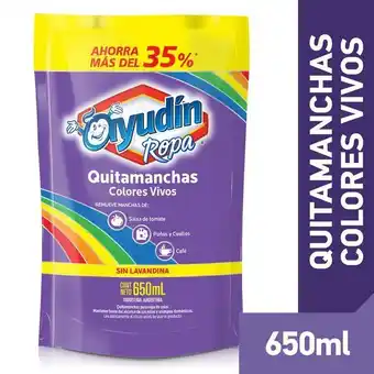 Supermercados DIA Quitamanchas ayudín colores vivos doy pack 650 ml. oferta