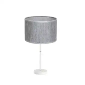 Frávega Velador moderno porto cuerpo blanco pantalla gris venecia gioluce oferta