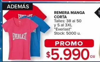 Carrefour Maxi Remera manga corta everlast oferta