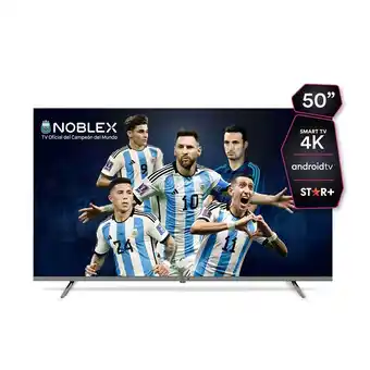 Frávega Smart tv led 50” 4k noblex dr50x7550 oferta