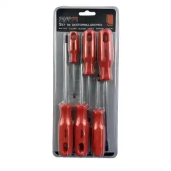 Pinturerías Rex Juego de 6 destornilladores silver shadow oferta
