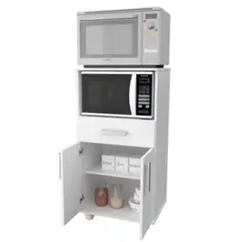 Musimundo Rack microondas + grill eldo omar mosconi express blanco oferta