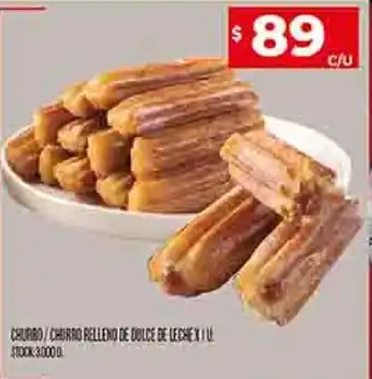 Supermercados DIA CHURRO/CHURRO RELLENO DE DULCE DE LECHE X1u oferta