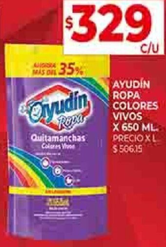Supermercados DIA AYUDIN ROPA COLORES VIVOS X 650 ML. oferta