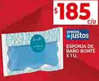 Supermercados DIA ESPONJA DE BAÑO BONTE X 1U oferta