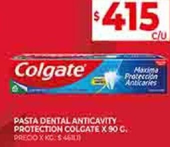 Supermercados DIA PASTA DENTAL ANTICAVITY PROTECTION COLGATE X 90 G oferta