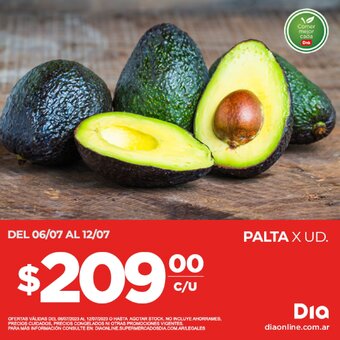 Supermercados DIA PALTA X UD. oferta