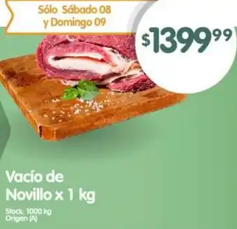 Supermercados Buenos Días Vacio de Novillo x 1 kg oferta