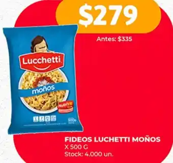 Supermercados Tadicor FIDEOS LUCHETTI MOÑOS x 500g oferta