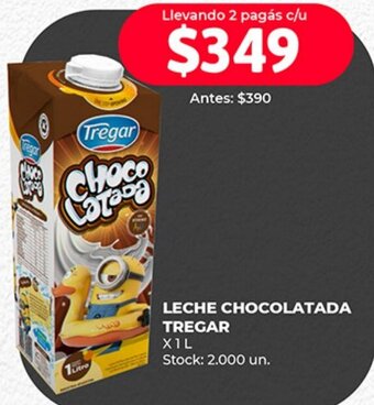 Supermercados Tadicor LECHE CHOCOLATADA TREGAR X 1L oferta