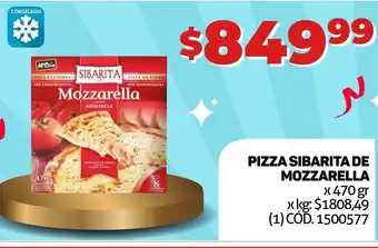 Makro PIZZA SIBARITA DE MOZZARELLA x 470 gr oferta