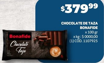 Makro CHOCOLATE DE TAZA BONAFIDE x 100 gr oferta