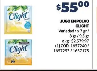 Makro JUGO EN POLVO Clight 7GR oferta