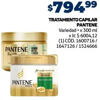 Makro TRATAMIENTO CAPILAR PANTENE 300ML oferta