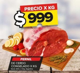 Carrefour Maxi Pernil de cerdo congelado x kg oferta