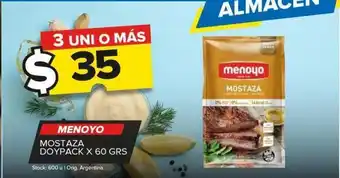 Carrefour Maxi Mostaza menoyo x 60g oferta
