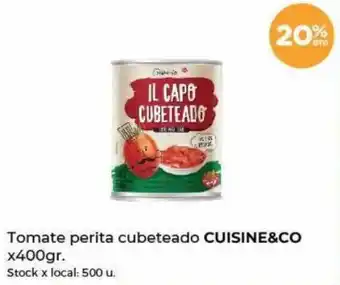 Disco Tomate perita cubeteado CUISINE&CO x400gr. oferta