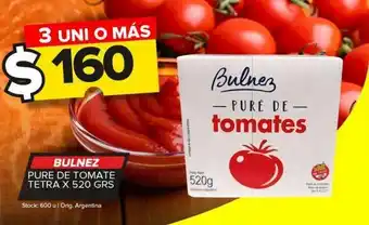 Carrefour Maxi Puré de tomate bulnez x 520g oferta