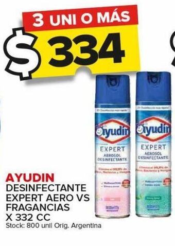 Carrefour Maxi Desinfectante ayudin x 332cc oferta