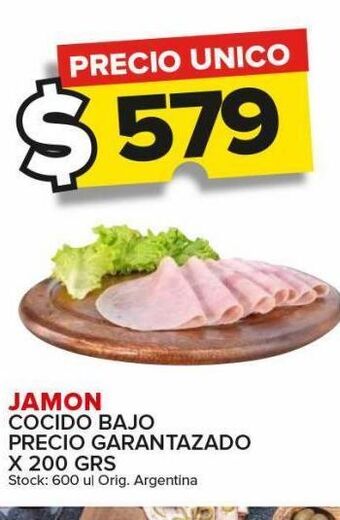 Carrefour Maxi Jamón cocido x 200g oferta