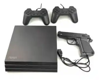 Frávega Consola retro 8 bits ng-fg01 + 2 joystick + pistola + juegos oferta