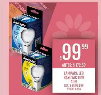 Supermercados Todo Lámpara Led Rayovac 10w 1un oferta