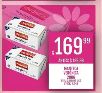 Supermercados Todo Manteca Verónica 200g oferta