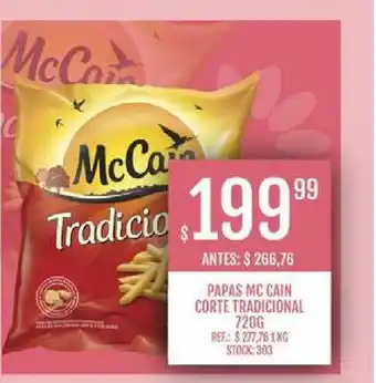 Supermercados Todo Papas Mc Cain Corte Tradicional 720g oferta