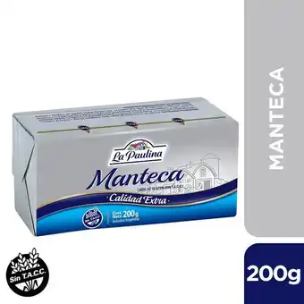 Supermercados Comodin Manteca la paulina x 200 gr oferta