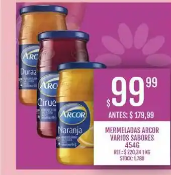 Supermercados Todo Mermeladas Arcor Varios Sabores 454g oferta
