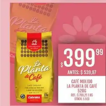 Supermercados Todo Café Molido La Planta De Café 520g oferta
