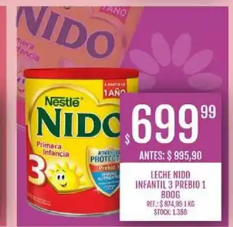 Supermercados Todo Leche Nido Infantil 3 Prebio 1 800g oferta