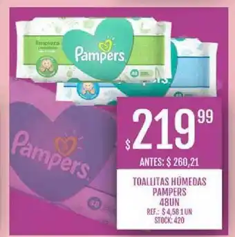 Supermercados Todo Toallitas Húmedas Pampers 48un oferta