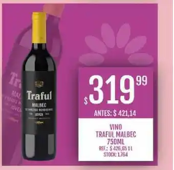 Supermercados Todo Vino Traful Malbec 750ml oferta