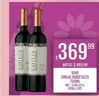 Supermercados Todo Vino Emilia Varietales 750ml oferta